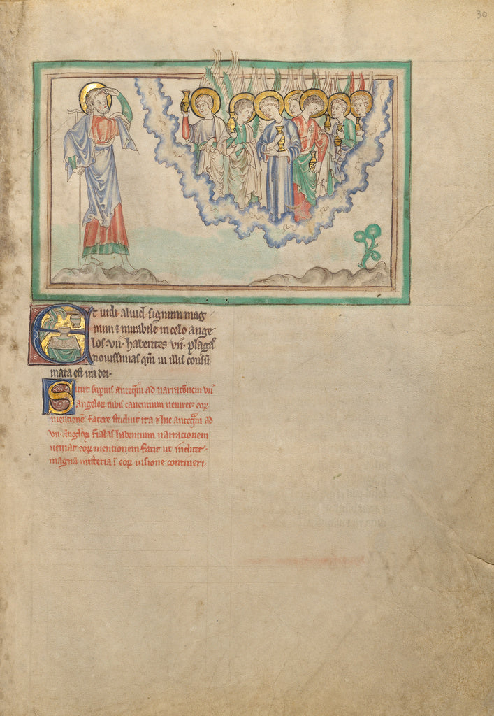 Unknown:The Seven Angels with the Seven Vials, Poster Print Wall Art