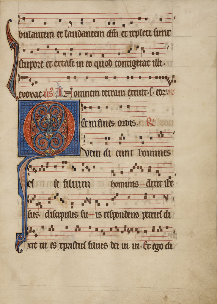 Unknown:Initial Q: Saint Peter, Poster Print Wall Art