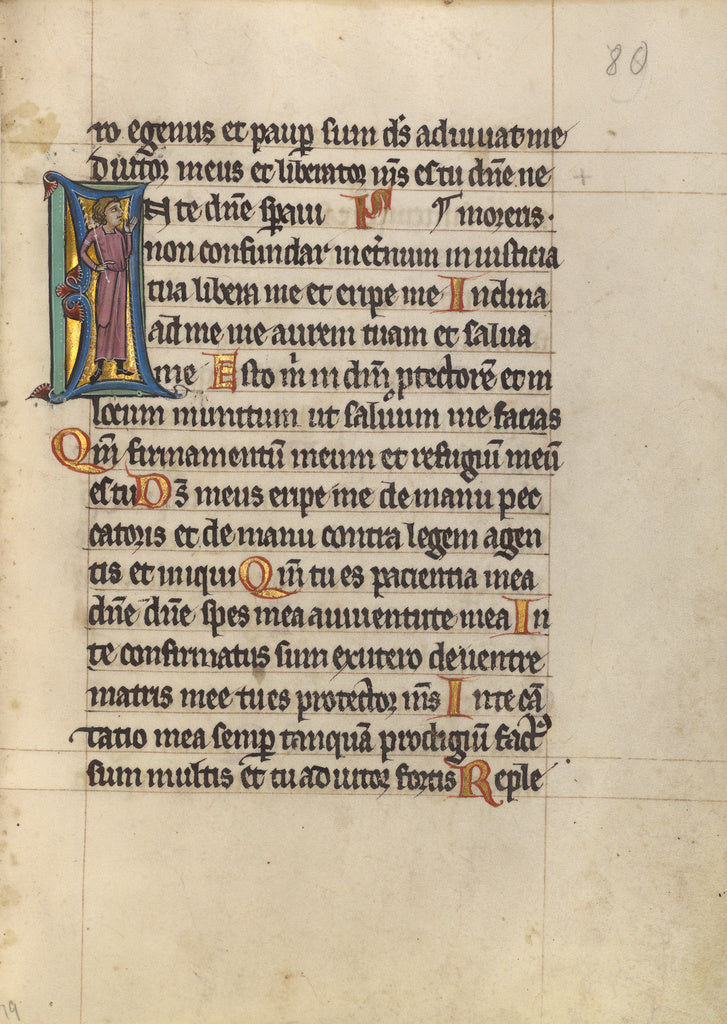 Unknown:Initial I: A Standing Man, Poster Print Wall Art