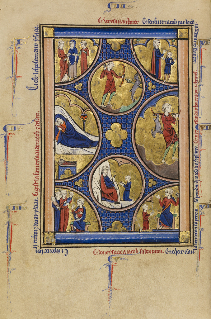 Unknown:Scenes from the Lives of Isaac, Jacob, and Esau, Poster Print Wall Art
