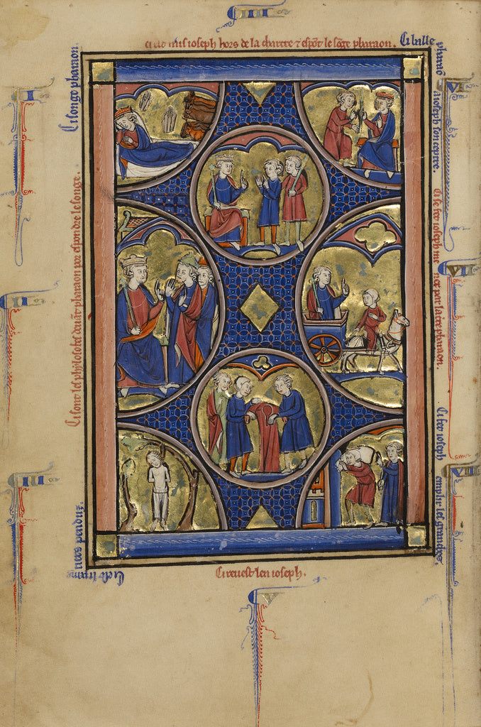 Unknown:Scenes from the Life of Joseph, Poster Print Wall Art