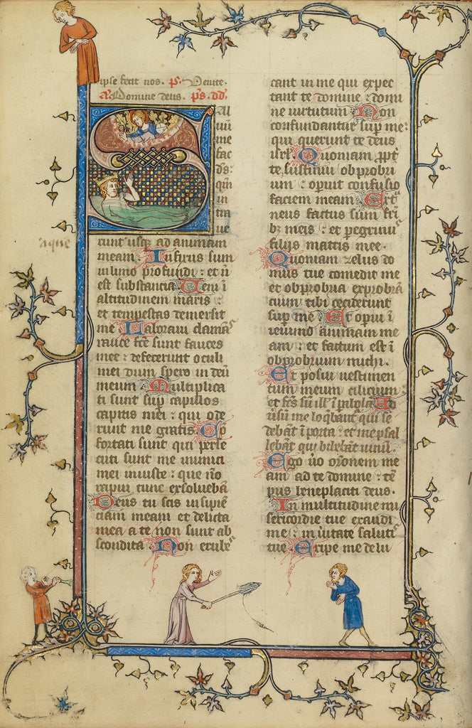 Unknown:Initial S: David in the Water, Poster Print Wall Art