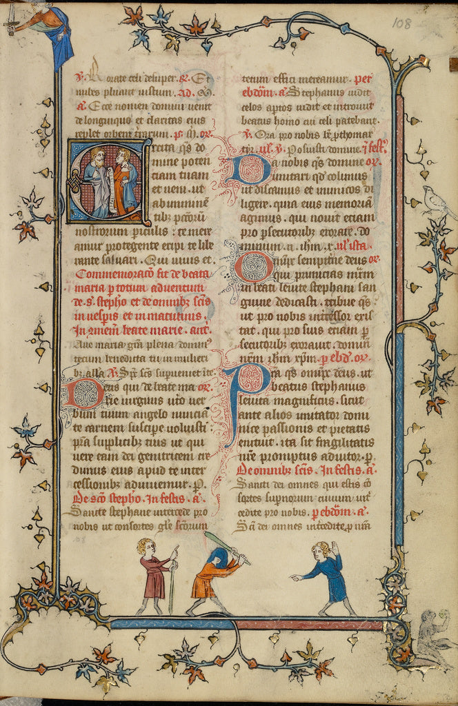 Unknown:Initial E: Two Prophets, Poster Print Wall Art