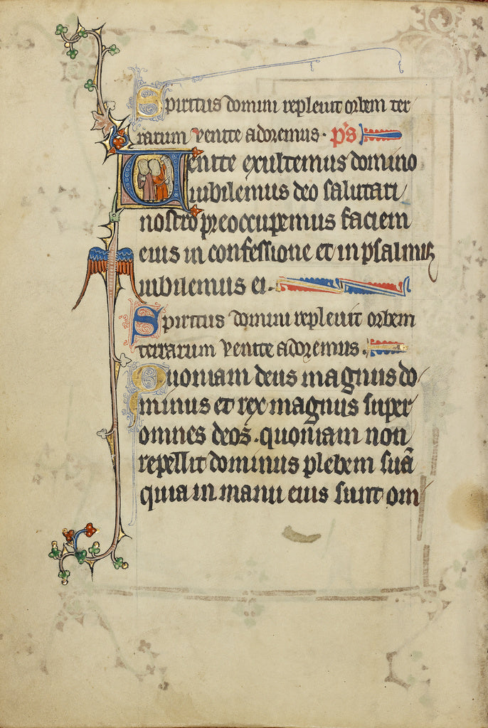 Unknown:Initial V: Two Nuns Singing, Poster Print Wall Art