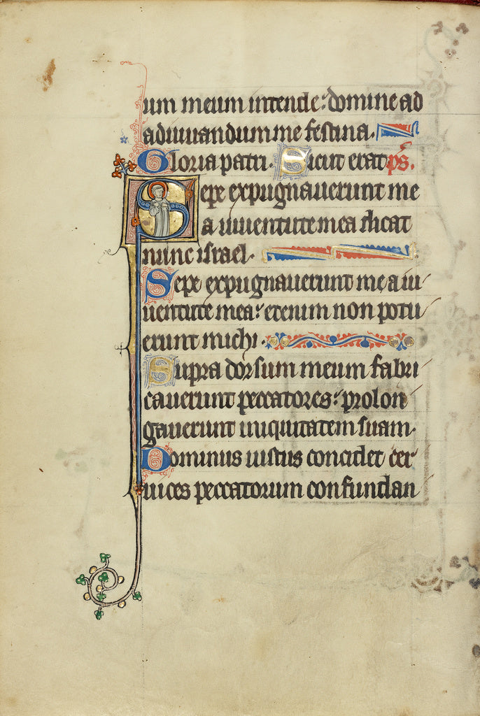 Unknown:Initial S: Saint Peter, Poster Print Wall Art