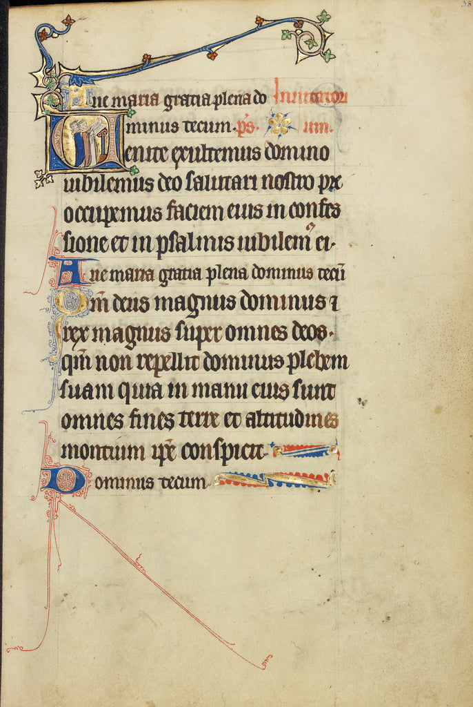 Unknown:Initial V: Clerics Singing, Poster Print Wall Art