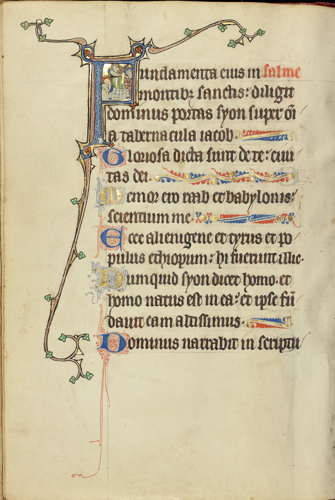Unknown:Initial F: The Nativity, Poster Print Wall Art