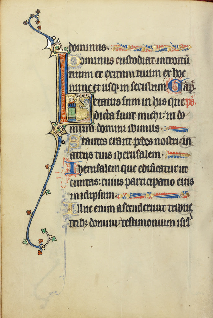Unknown:Initial L: David Speaking to an Angel, Poster Print Wall Art
