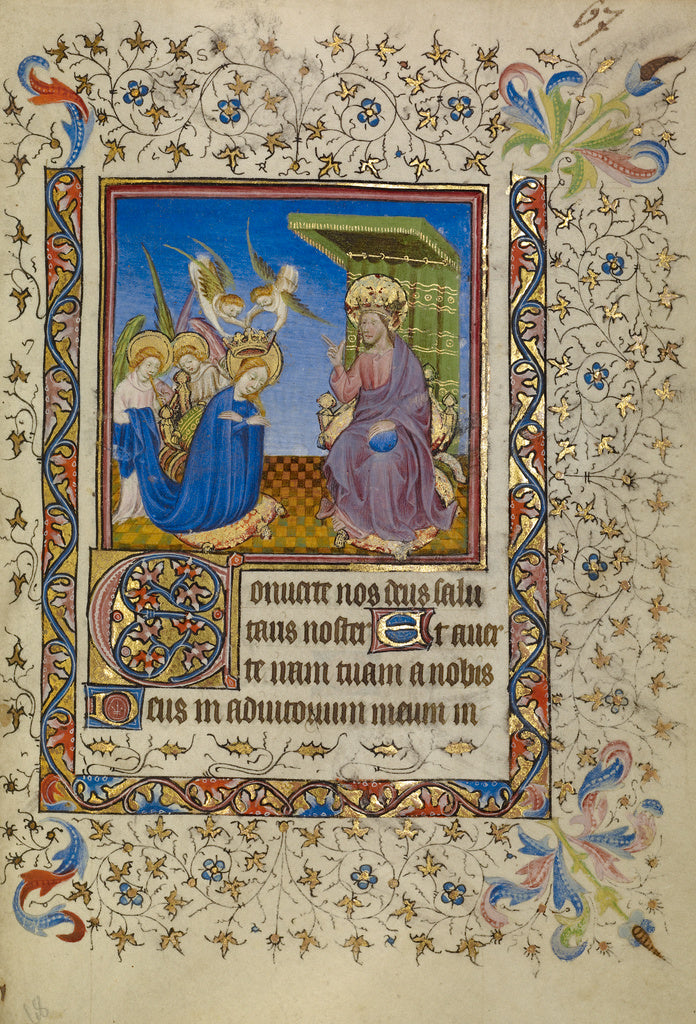 Unknown:The Coronation of the Virgin, Poster Print Wall Art