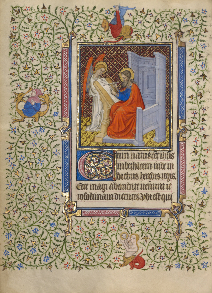 Egerton MasterFollower of the:Saint Matthew, Poster Print Wall Art