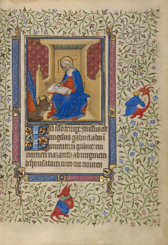Egerton MasterFollower of the:Saint Luke, Poster Print Wall Art