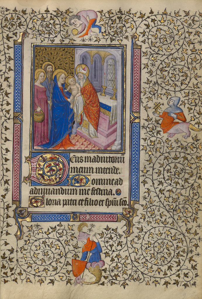 Egerton MasterFollower of the:The Presentation in the Temple, Poster Print Wall Art