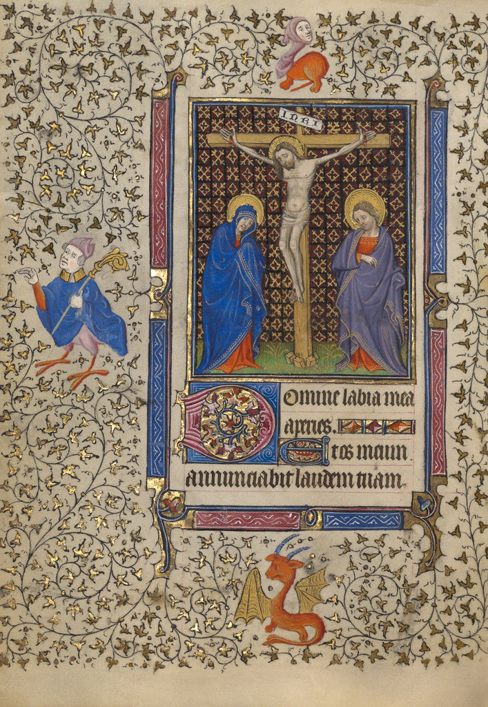Egerton MasterFollower of the:The Crucifixion, Poster Print Wall Art