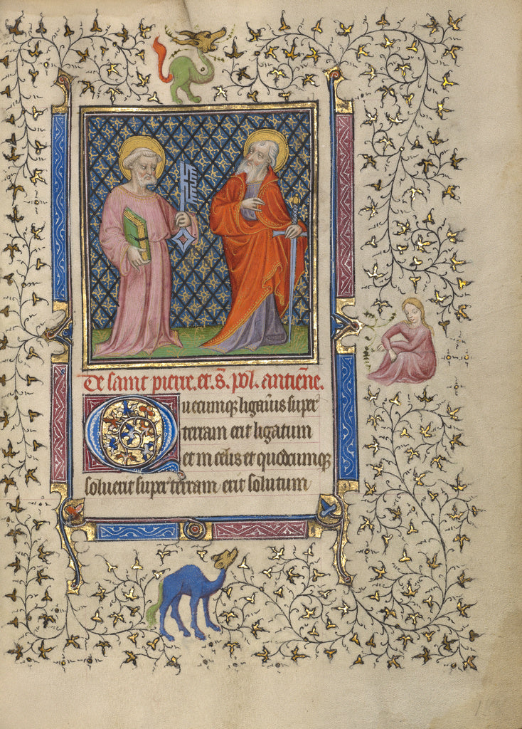 Egerton MasterFollower of the:Saints Peter and Paul, Poster Print Wall Art