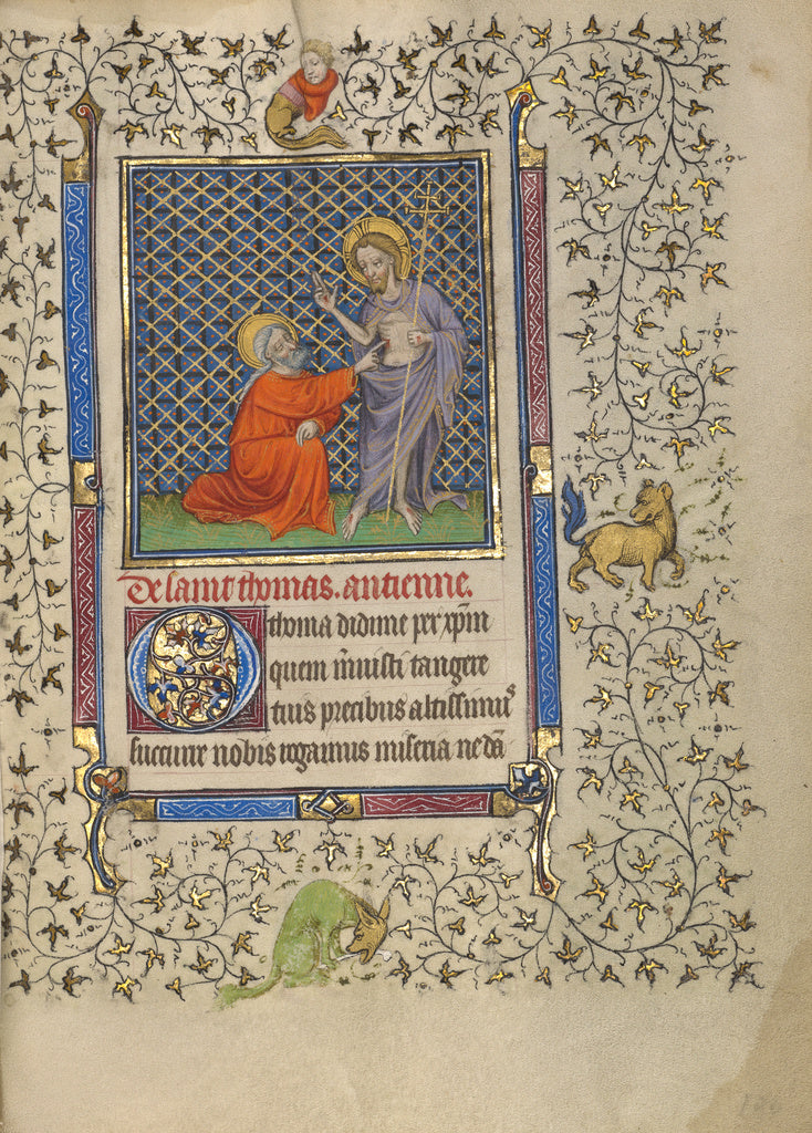 Egerton MasterFollower of the:Doubting Thomas, Poster Print Wall Art