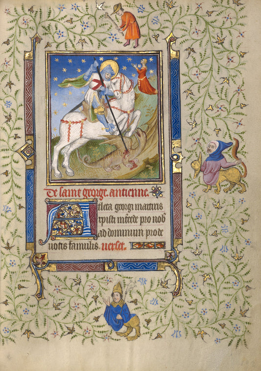Egerton MasterFollower of the:Saint George and the Dragon,16x12"(A3)Poster