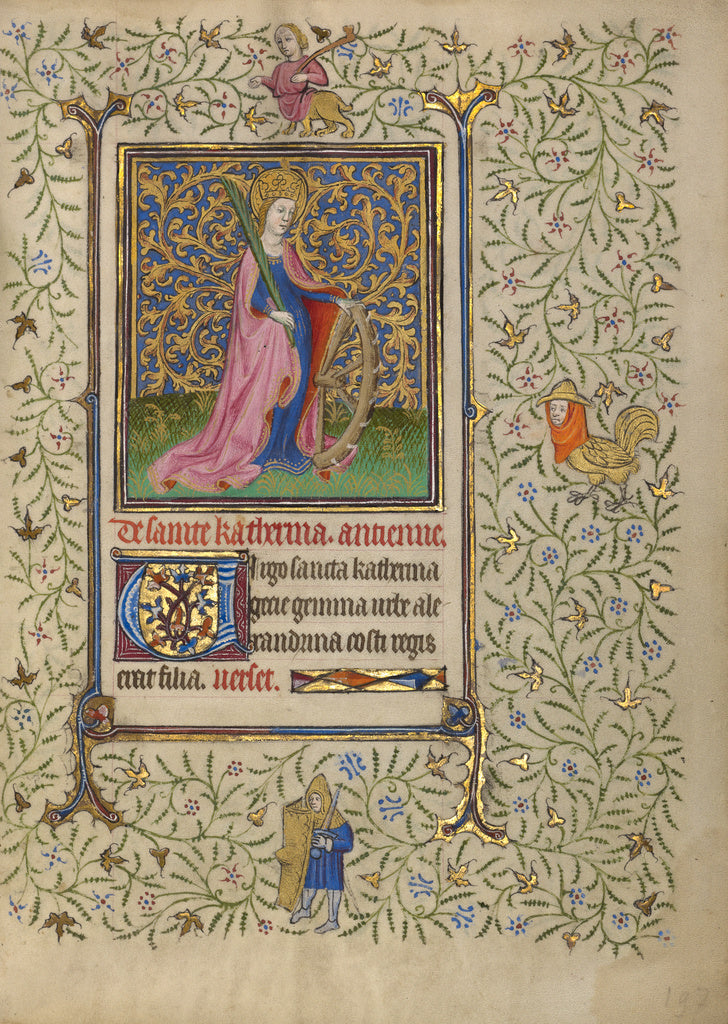 Egerton MasterFollower of the:Saint Catherine, Poster Print Wall Art
