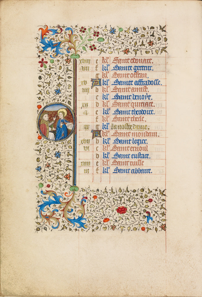 Bedford MasterWorkshop of the:March Calendar Page; The Annun, Poster Print Wall Art