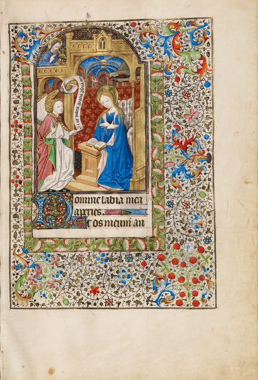 Bedford MasterWorkshop of the:The Annunciation,16x12"(A3)Poster