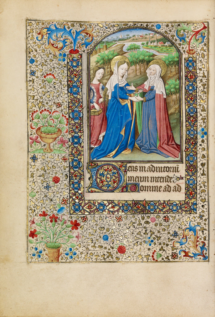 Bedford MasterWorkshop of the:The Visitation, Poster Print Wall Art