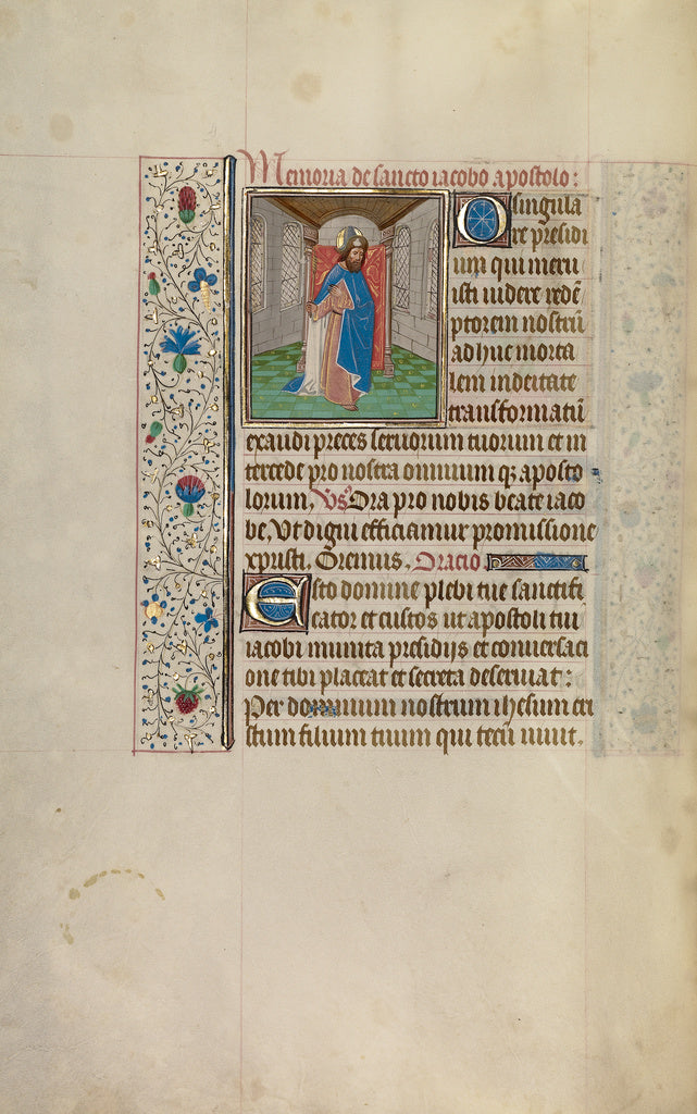 Willem VrelantWorkshop of:Saint James the Greater,16x12"(A3)Poster