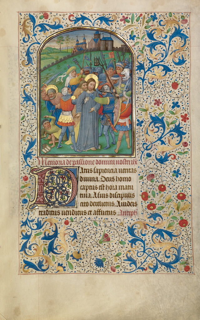 Willem Vrelant:The Betrayal of Christ, Poster Print Wall Art