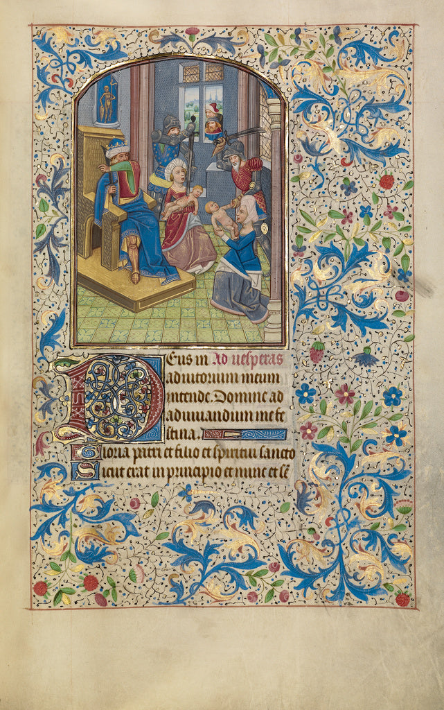 Willem Vrelant:The Massacre of the Innocents, Poster Print Wall Art