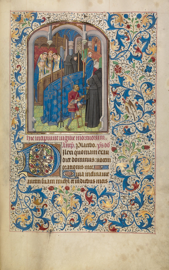 Willem Vrelant:Mass for the Dead, Poster Print Wall Art