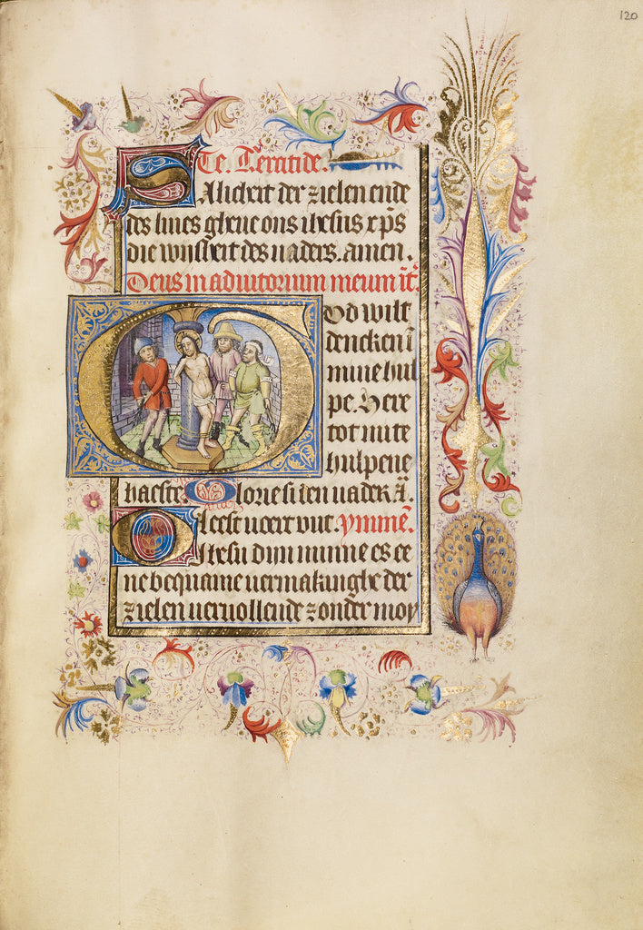 Unknown:Initial G: The Flagellation, Poster Print Wall Art