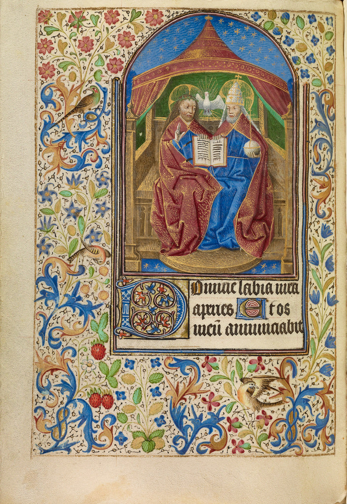 Master of Jacques of Luxembourg:The Trinity, Poster Print Wall Art