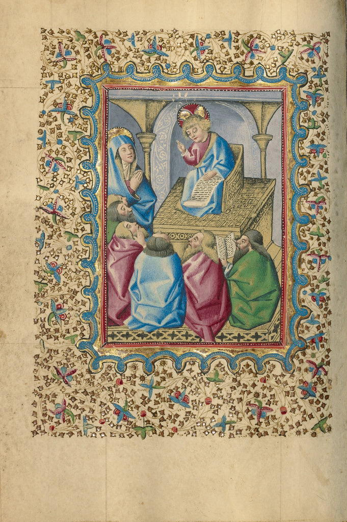 Unknown:Jesus Among the Doctors, Poster Print Wall Art
