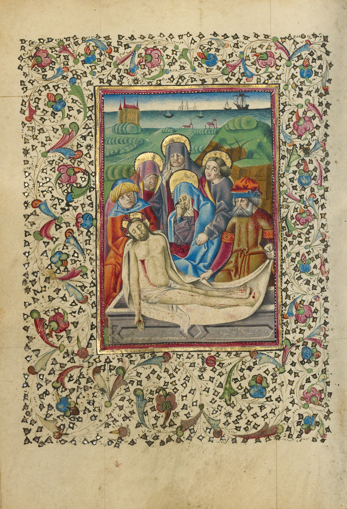 Unknown:The Lamentation and The Entombment, Poster Print Wall Art