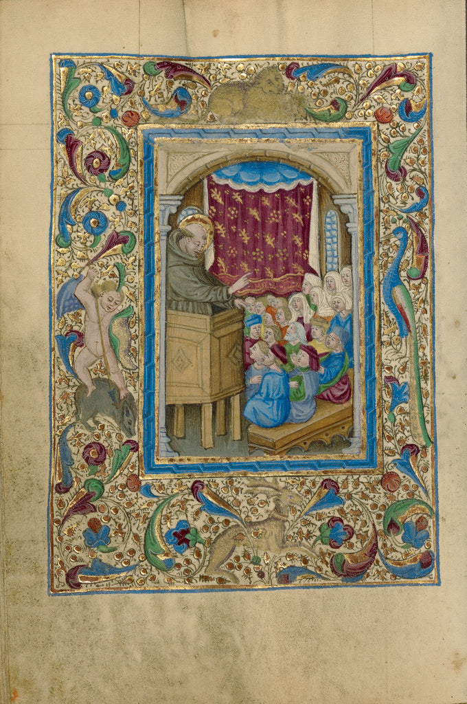 Unknown:Saint Anthony of Padua Preaching,16x12"(A3)Poster
