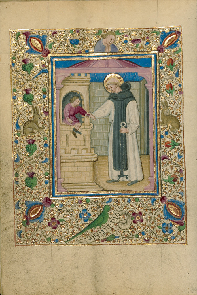 Unknown:Saint Leonard Liberating a Man from Prison, Poster Print Wall Art