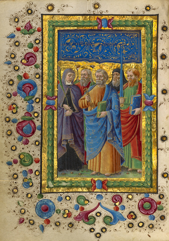 Guglielmo Giraldi:All Saints, Poster Print Wall Art