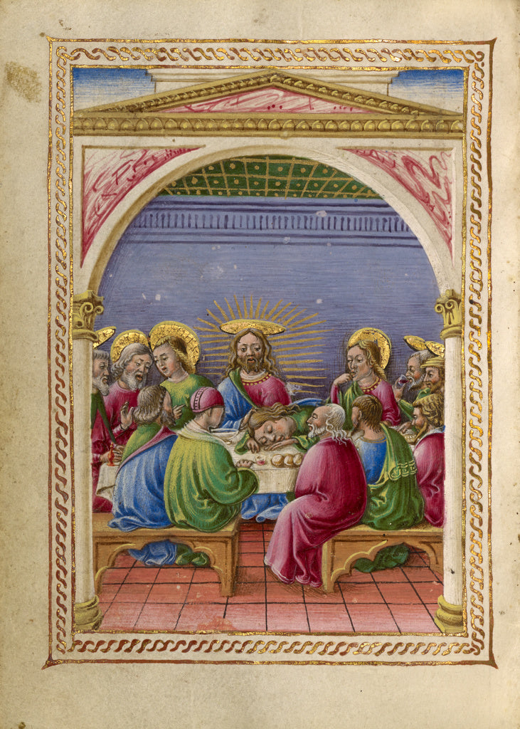 Taddeo Crivelli:The Last Supper, Poster Print Wall Art
