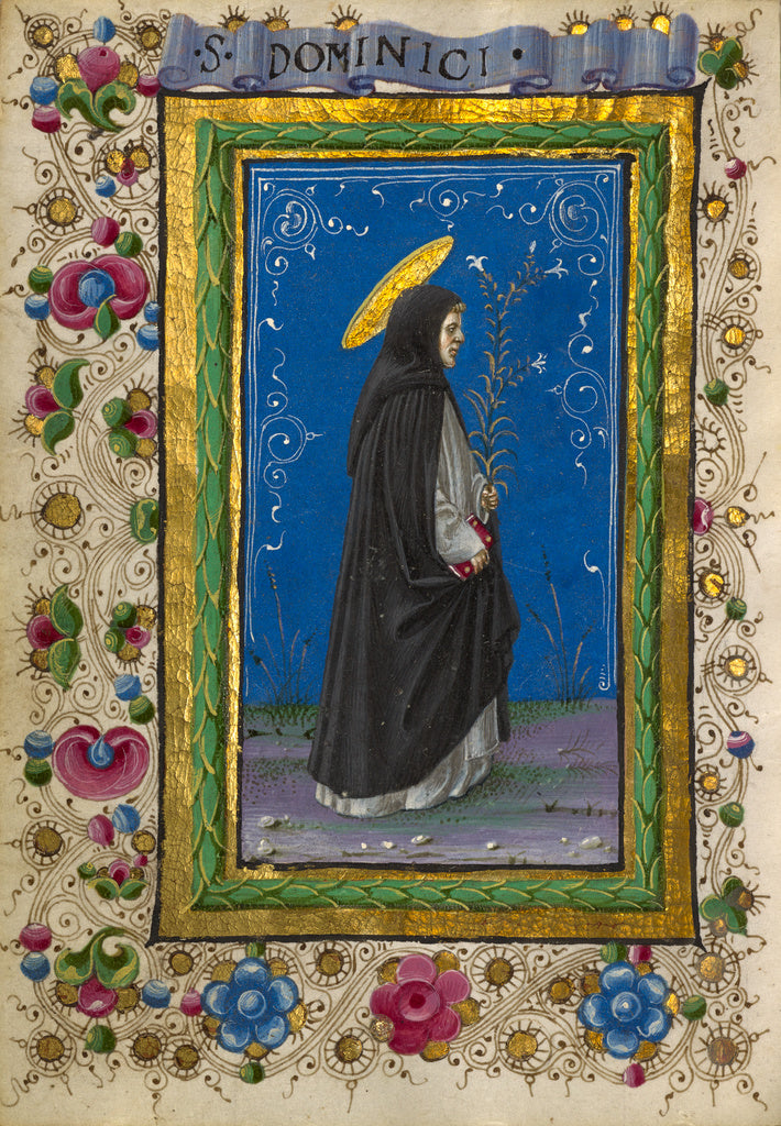Taddeo Crivelli:Saint Dominic, Poster Print Wall Art