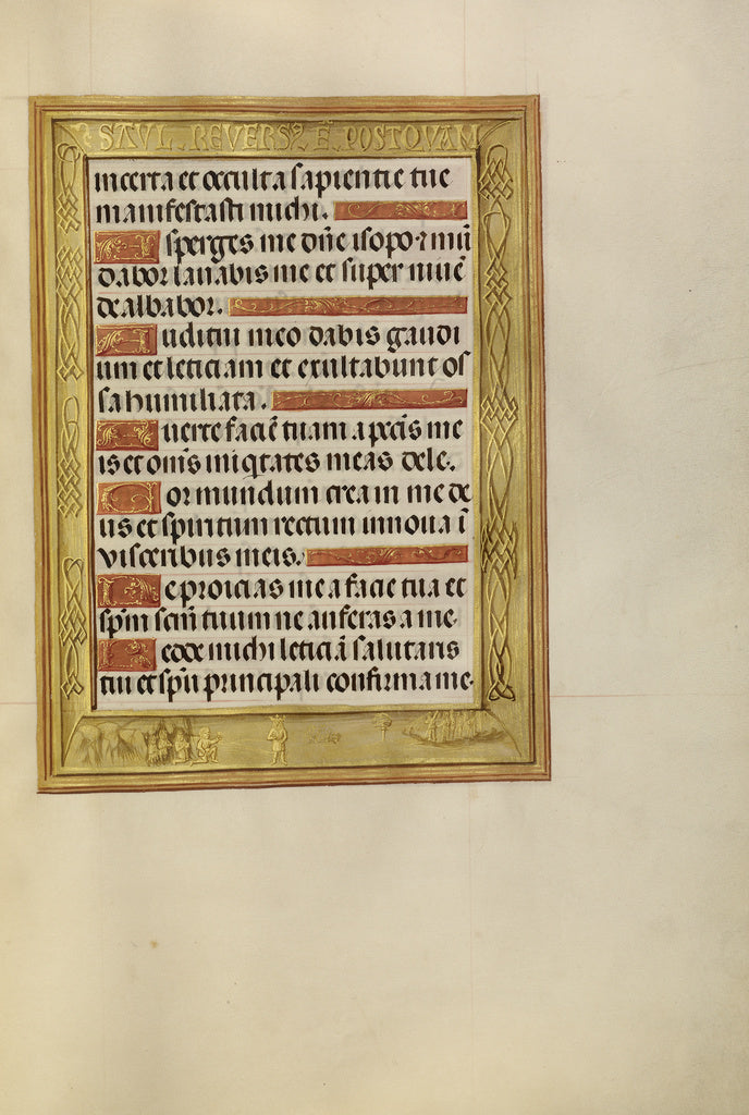 Unknown:David Paying Homage to Saul, Poster Print Wall Art