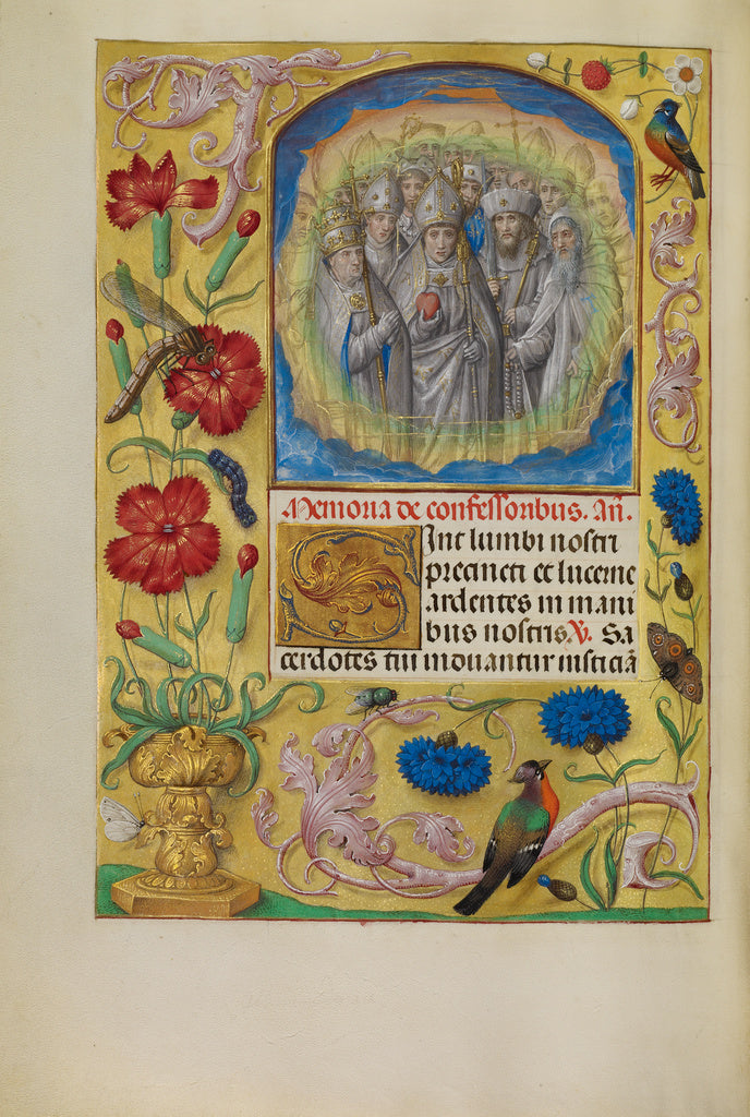 Master of James IV of Scotland:Confessor Saints, Poster Print Wall Art