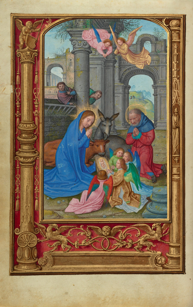 Simon Bening:The Nativity, Poster Print Wall Art