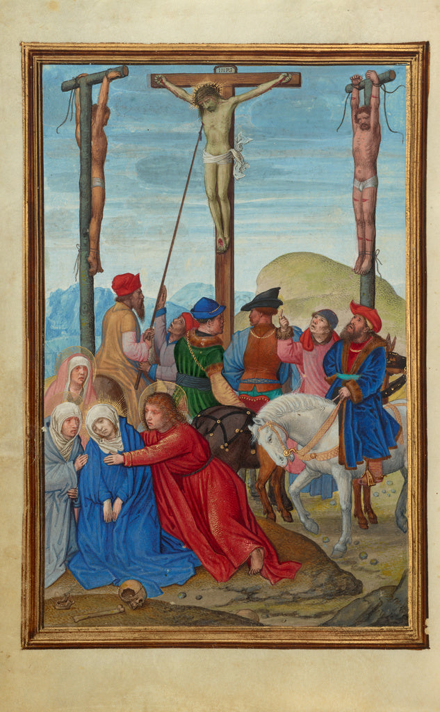 Simon Bening:The Piercing of Christ's Side, Poster Print Wall Art