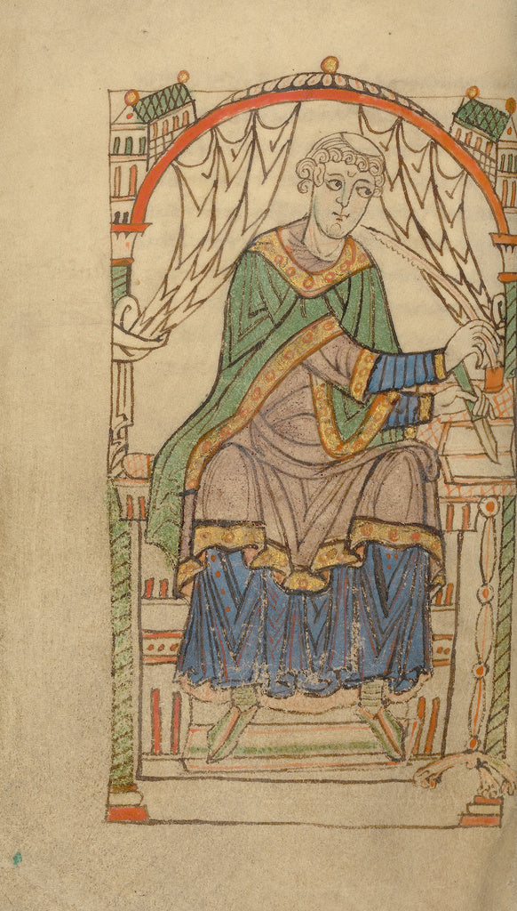 Eadmer of CanterburyUnknown:De Vita et Conversatione Anselmi, Poster Print Wall Art