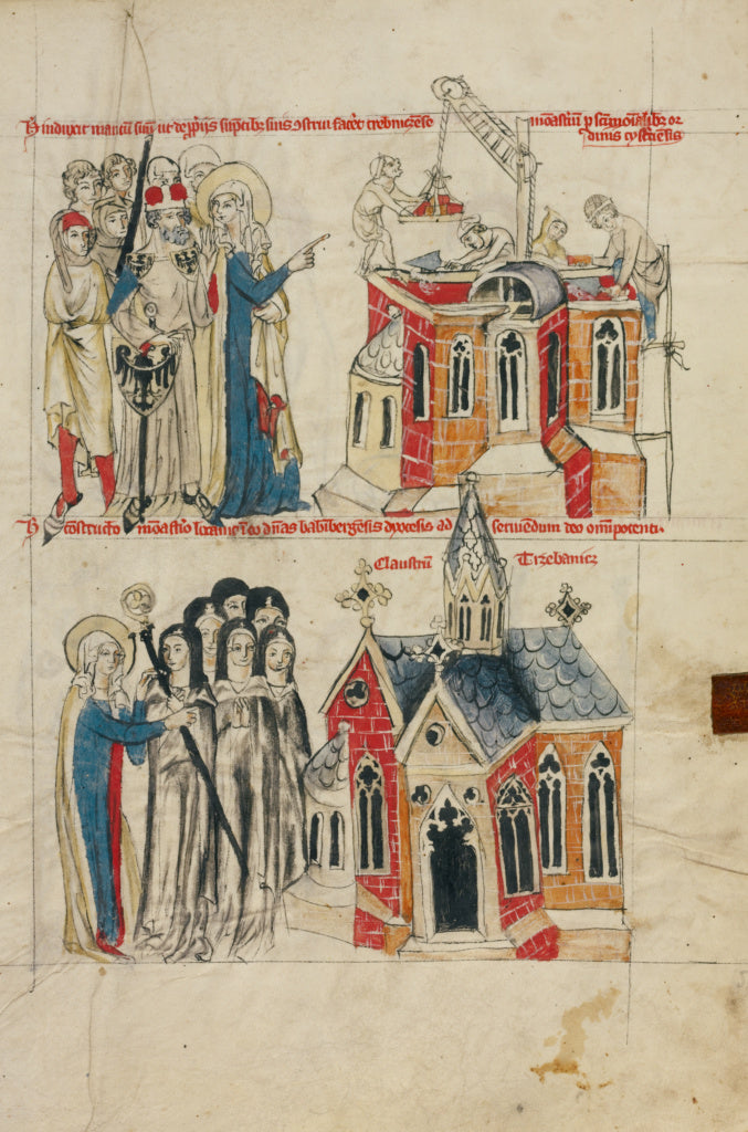 Unknown maker:Saint Hedwig and the New Convent; Nuns from Ba, Poster Print Wall Art