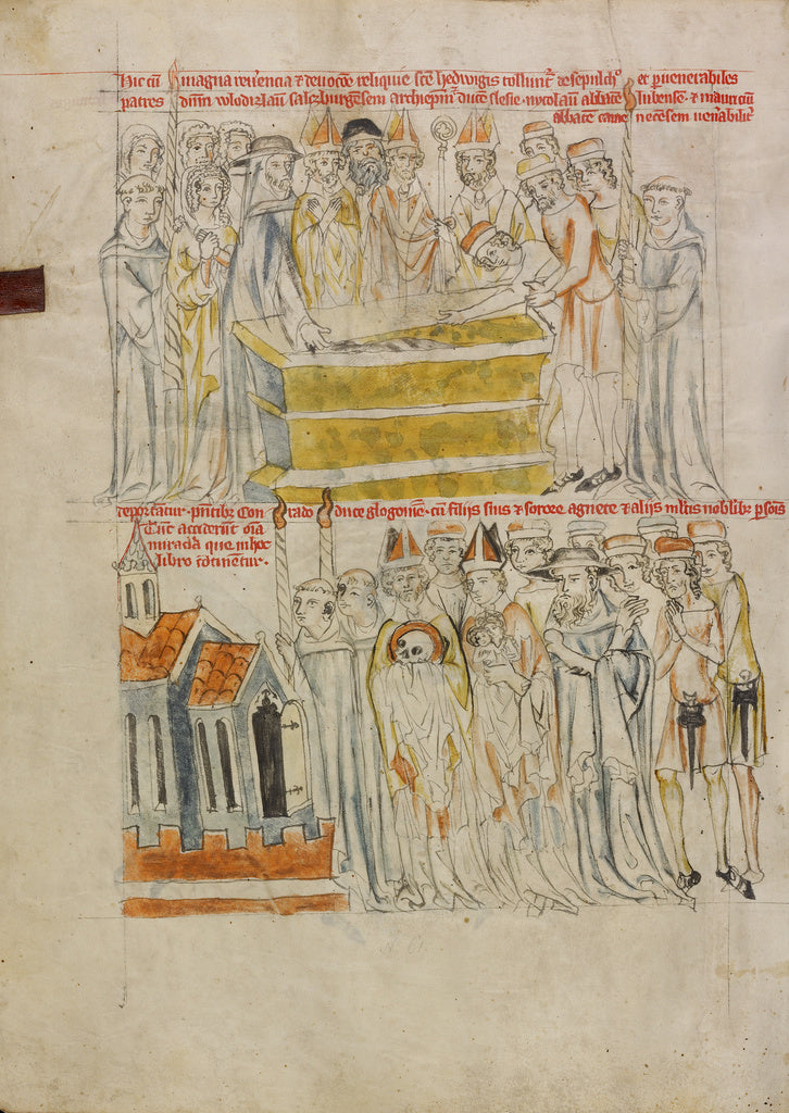 Unknown maker:The Opening of Saint Hedwig's Tomb; The Transl, Poster Print Wall Art