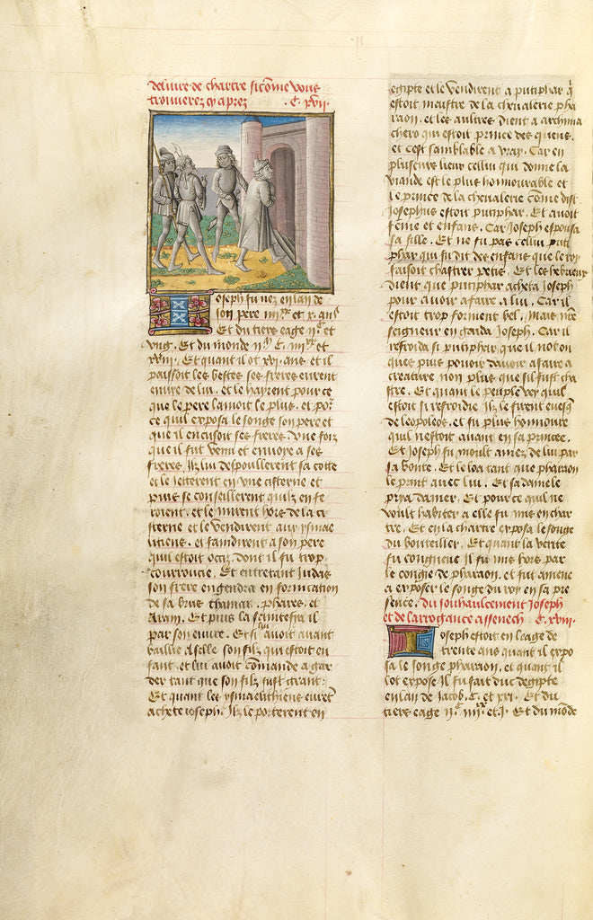 Unknown:Joseph Cast into the Well, Poster Print Wall Art