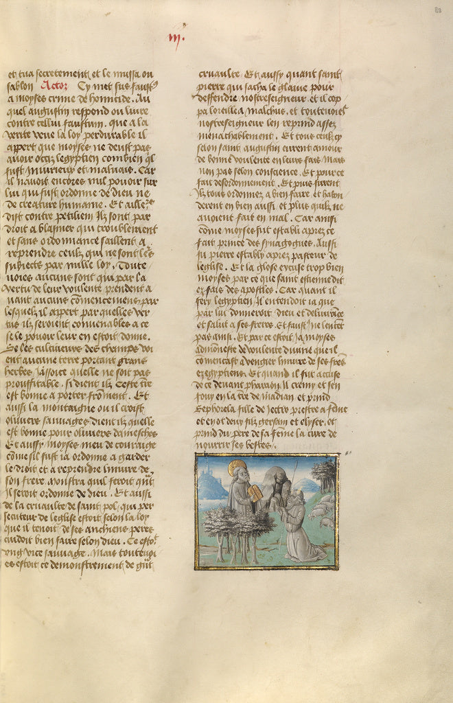 Unknown:Moses Receiving the Tablets of the Law, Poster Print Wall Art