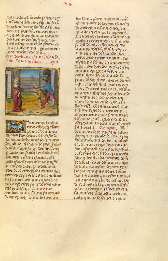 Unknown:The Beheading of Saint John the Baptist, Poster Print Wall Art