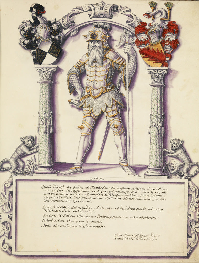 Jörg Ziegler:Rudolf II Hohenzollern,16x12"(A3)Poster