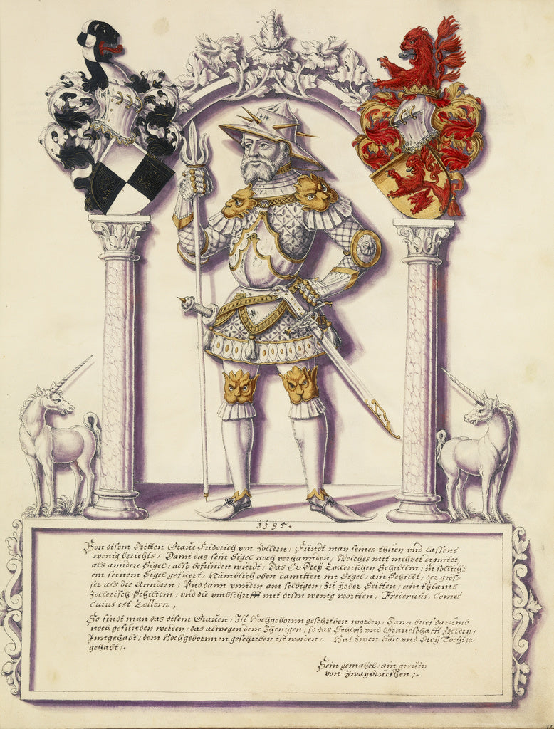 Jörg Ziegler:Friedrich III Hohenzollern,16x12"(A3)Poster