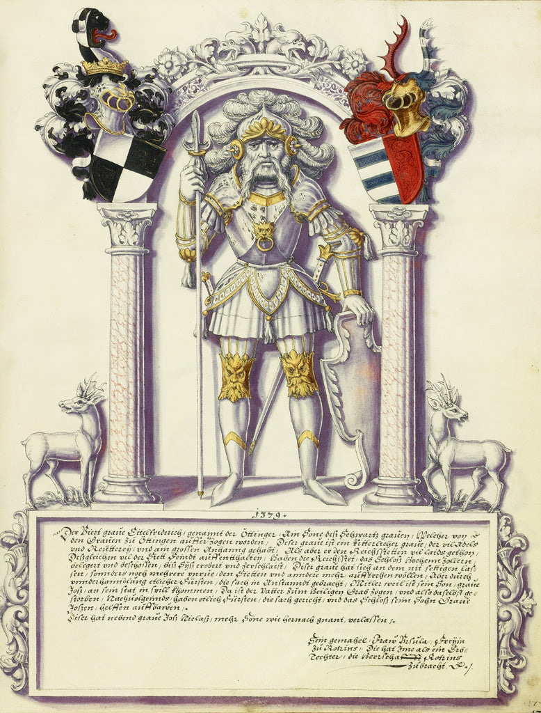 Jörg Ziegler:Eitelfriedrich IV Hohenzollern,16x12"(A3)Poster